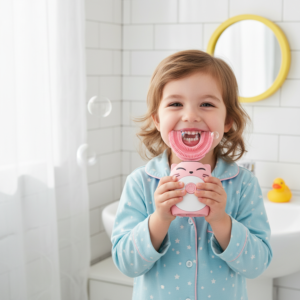 Kids Electric Toothbrush Fun Design Battery Operated - Image 5