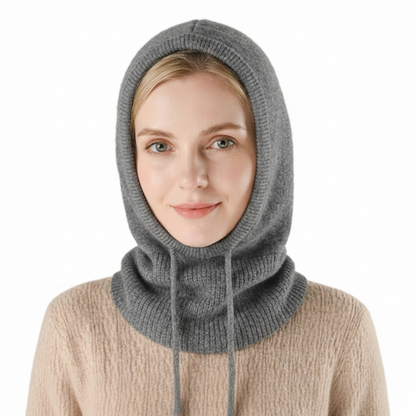 Knit Beanie Cashmere Winter Ribbed Pom-Pom Cold Weather Beanie - Image 4