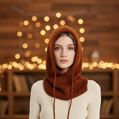 Knit Beanie Cashmere Winter Ribbed Pom-Pom Cold Weather Beanie - Image 8