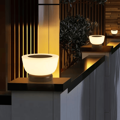 Luz de Aterrizaje Solar | Lámpara LED para Camino Exterior