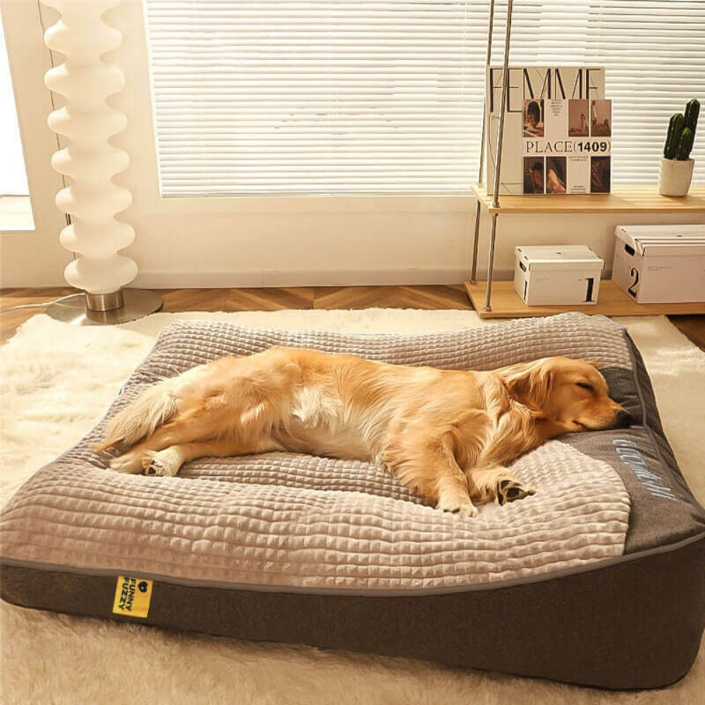 Large Dog Bed Orthopedic Durable Bolstered Support - Image 3