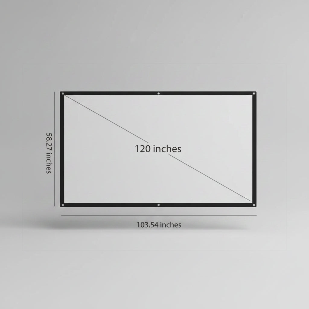 Large Projector Screen Portable Foldable 100 Inch - Image 2