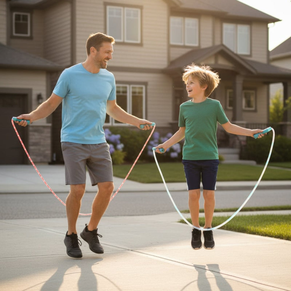 LED Lights Adjustable Jump Rope Fun Fitness Activity - Image 1
