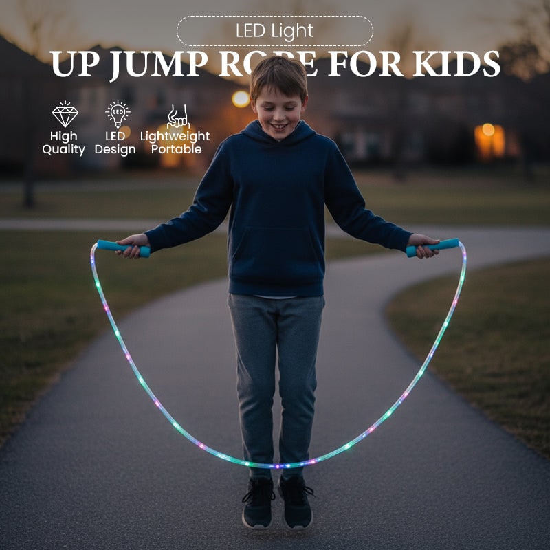 LED Lights Adjustable Jump Rope Fun Fitness Activity - Image 11