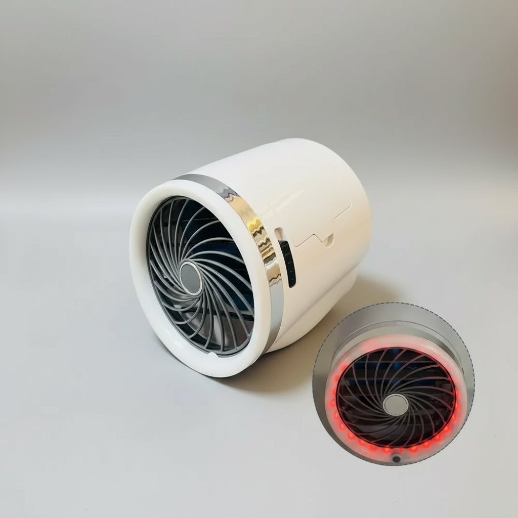 LED Lights Portable Fan Ice Packs Cooling Room - Image 5