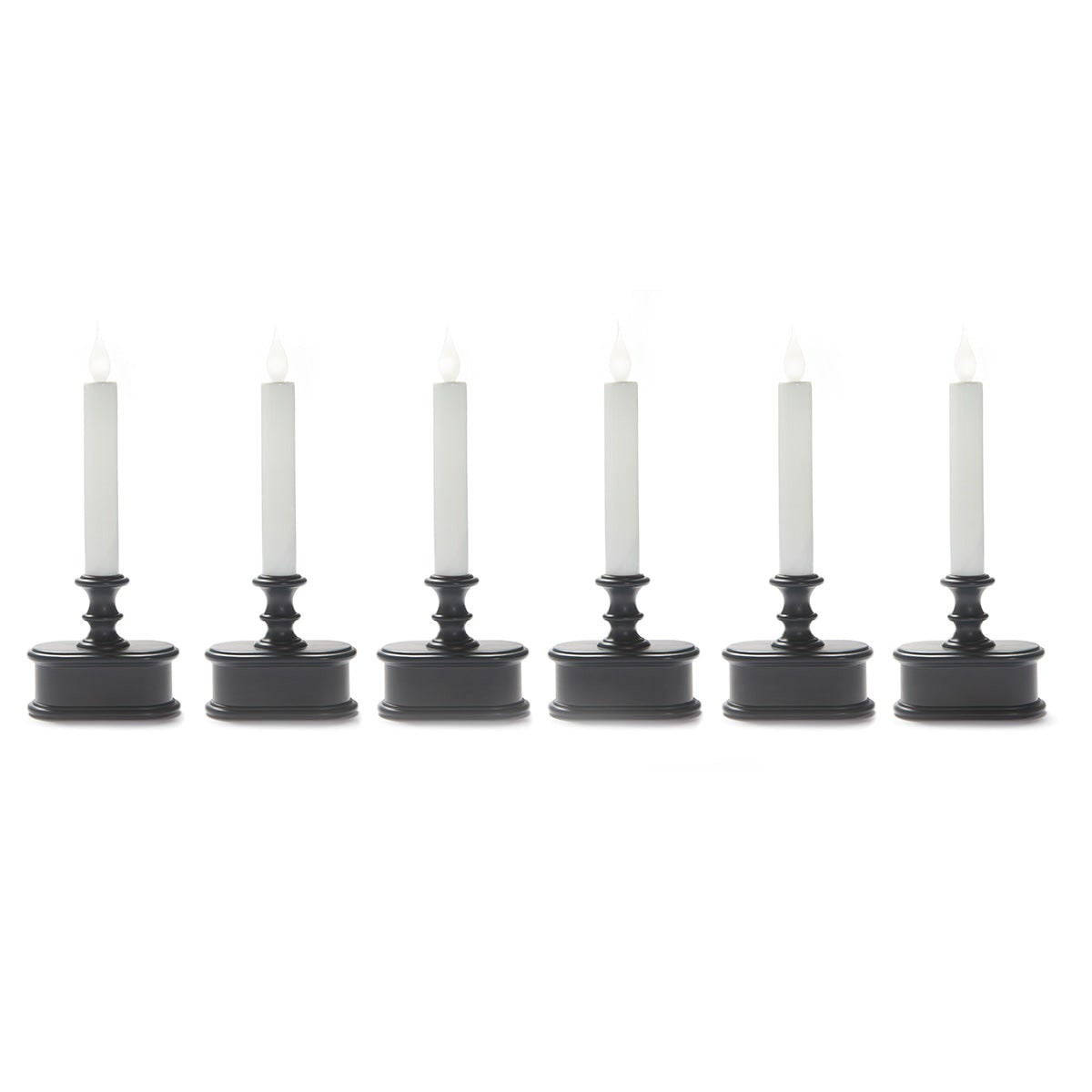 LED Window Candles Sensor Decorative Tapered Timer Set - Image 2