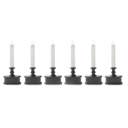LED Window Candles Sensor Decorative Tapered Timer Set - Image 2