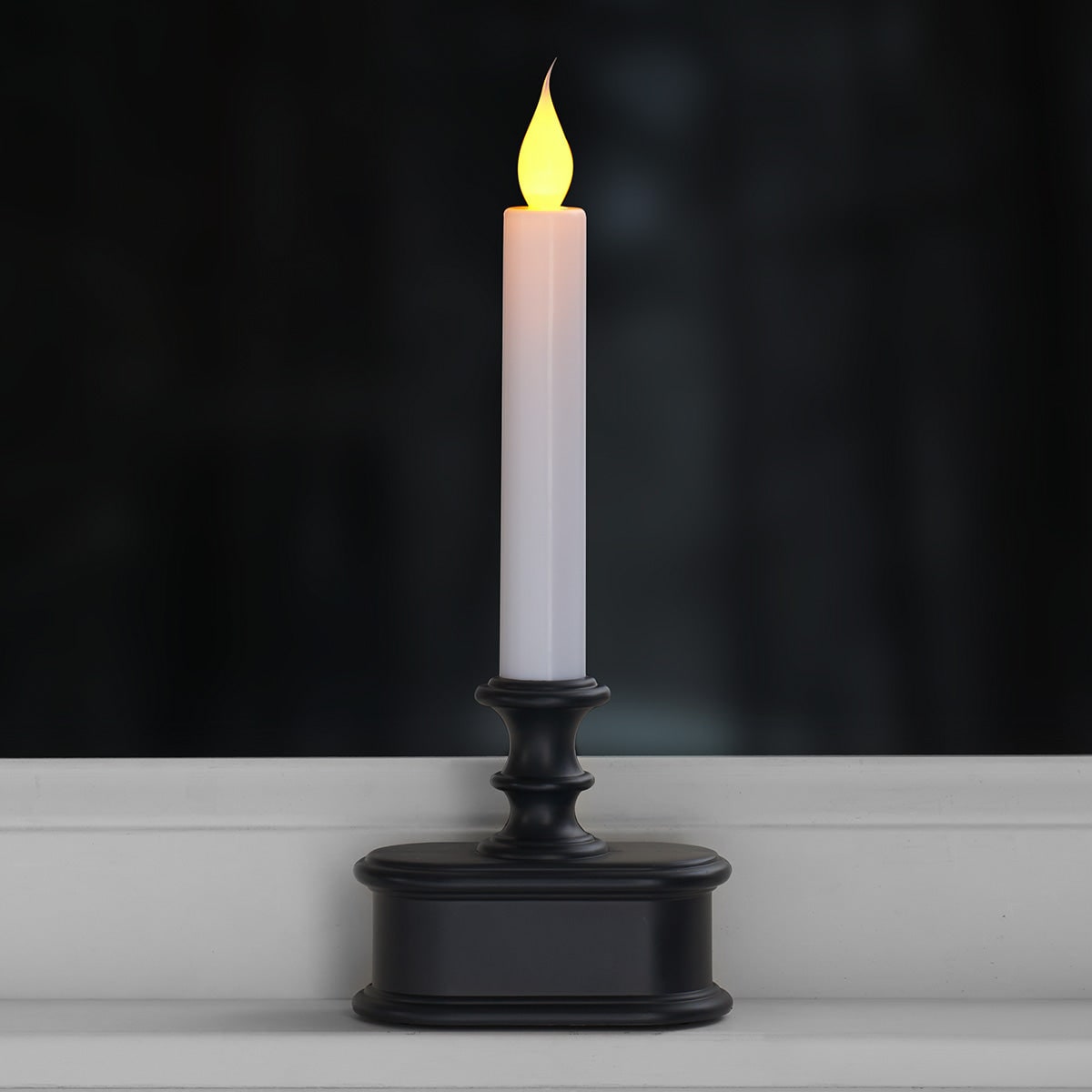 LED Window Candles Sensor Decorative Tapered Timer Set - Image 4