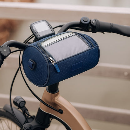 Fahrrad-Lenker-Tasche Wasserdicht mit Handyhalter und Touchscreen-Fach