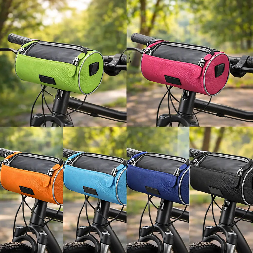 Fahrrad-Lenker-Tasche Wasserdicht mit Handyhalter und Touchscreen-Fach
