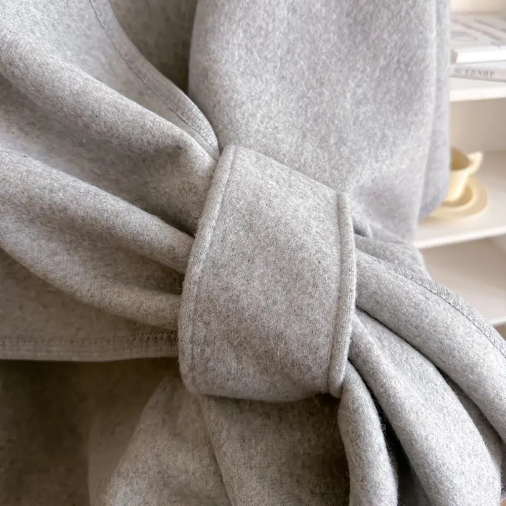 Lightweight Shawl Coat Luxurious Poncho Wrap Design - Image 11