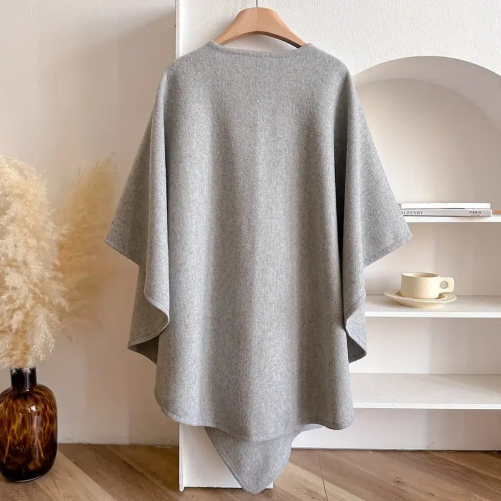 Lightweight Shawl Coat Luxurious Poncho Wrap Design - Image 9