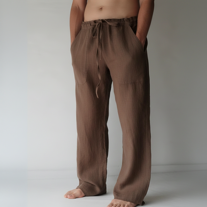 Linen Pants Casual Fit Lightweight Summer Wear - Image 18