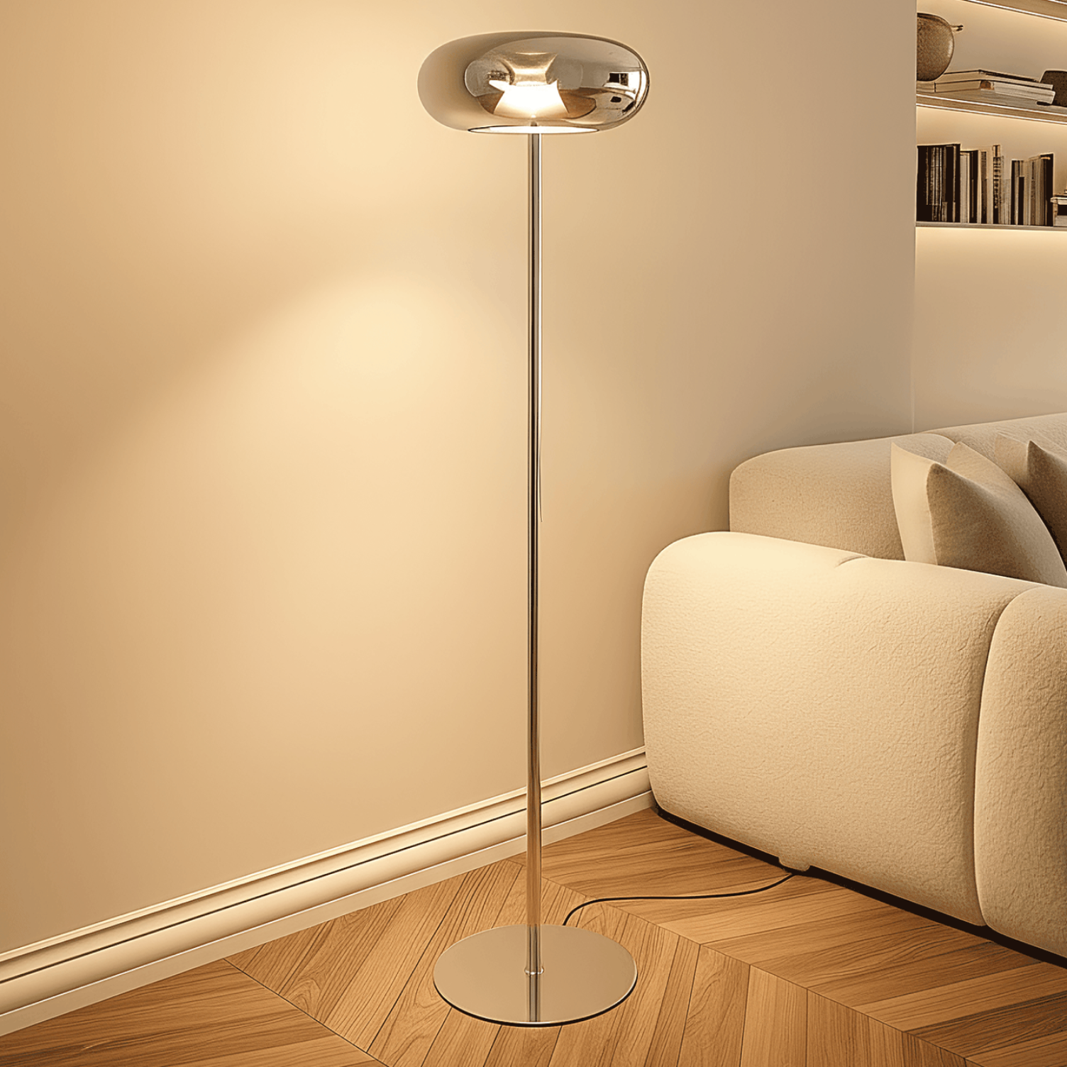 Living Room Floor Lamp Remote Control Modern Design - Image 1