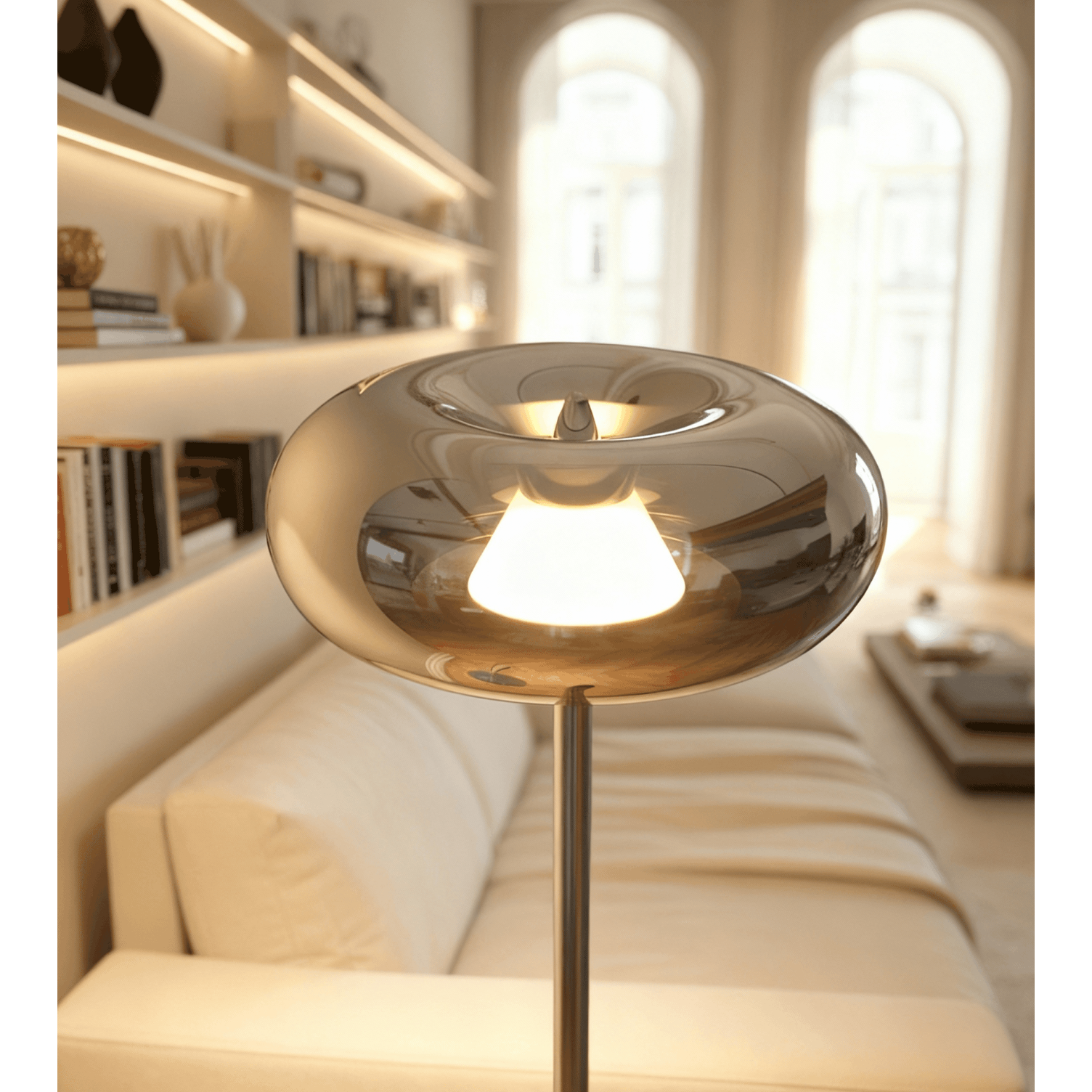 Living Room Floor Lamp Remote Control Modern Design - Image 3