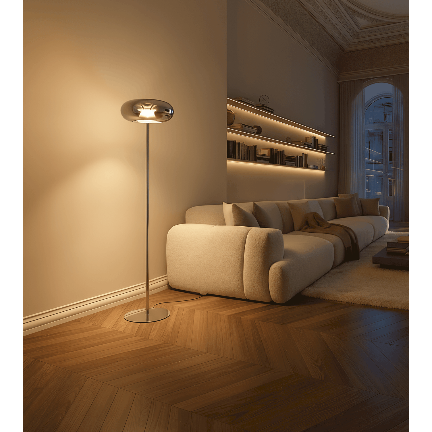 Living Room Floor Lamp Remote Control Modern Design - Image 6