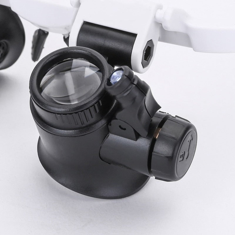 Magnifying Glasses Light LED Adjustable Lens Design - Image 4