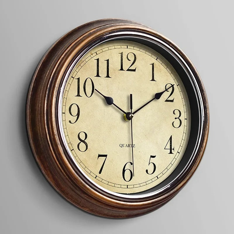 Classic Wooden Wall Clock | Timeless Vintage Elegance