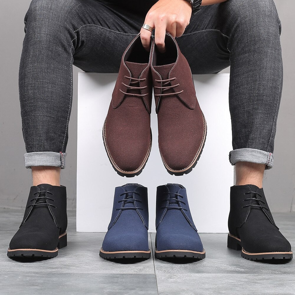 Men's Ankle Boots Slip-On | Casual Footwear - Image 1