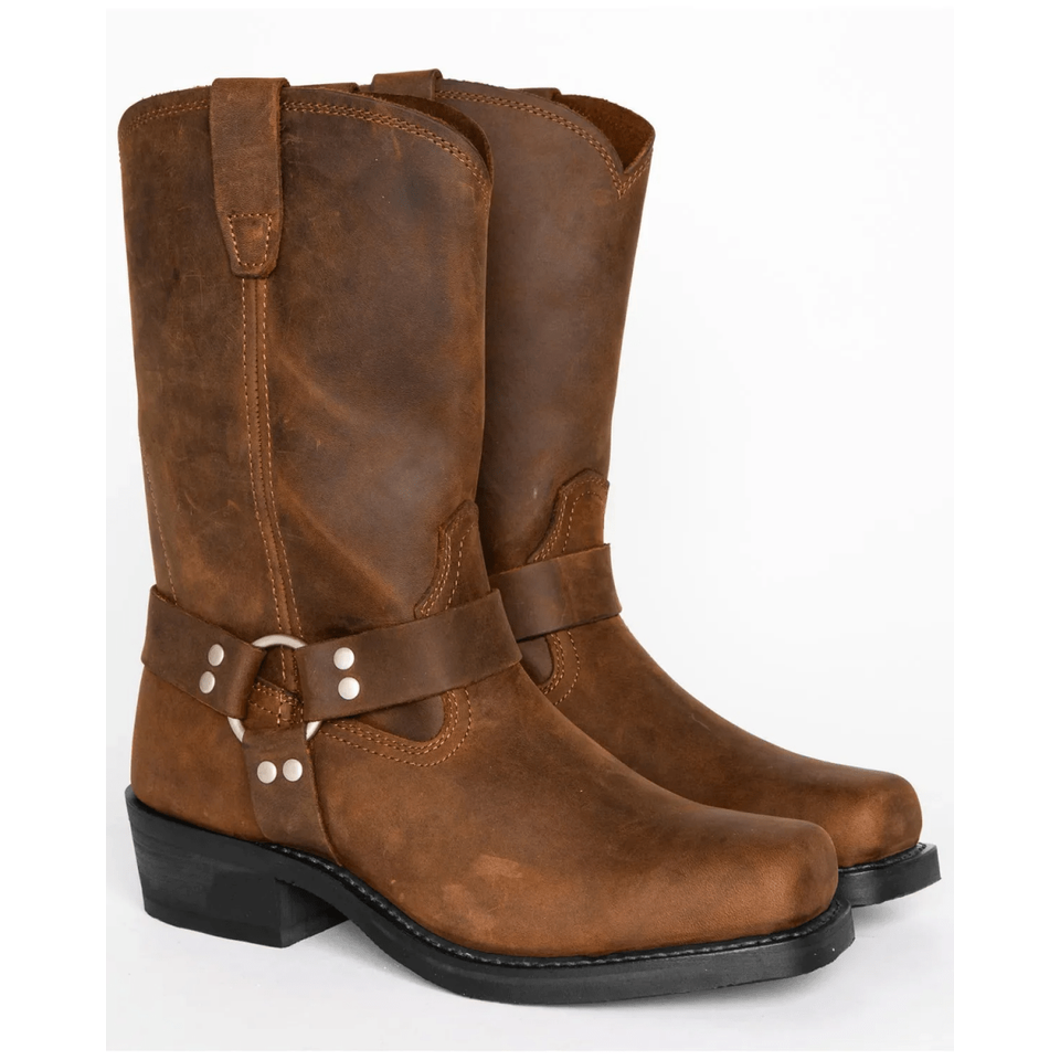 Men's Boots Harness Slip On Oil Resistant | Motorcycle Boots - Image 5