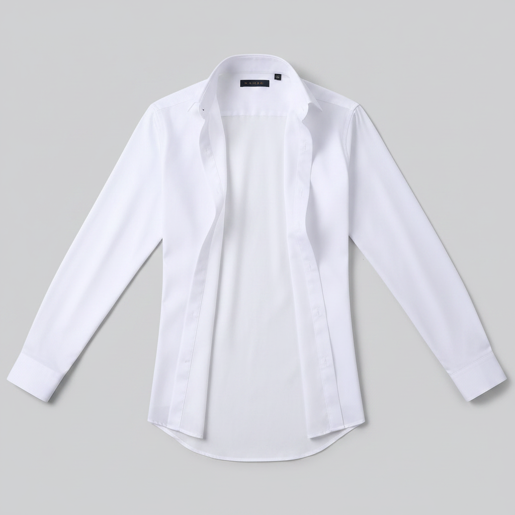 Mens Dress Shirt Stretch Fit Long Sleeve Button Up Design - Image 6