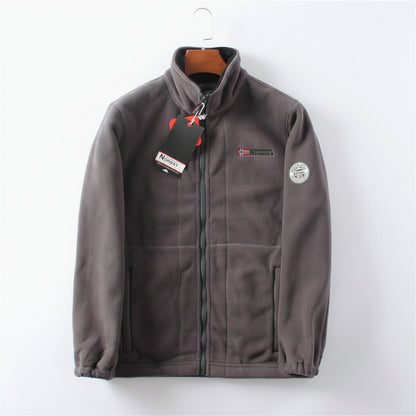 Mens Jacket Comfortable Zip Up Casual Outerwear - Image 5