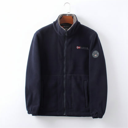 Mens Jacket Comfortable Zip Up Casual Outerwear - Image 6