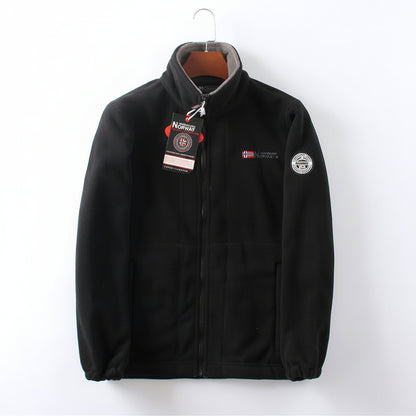 Mens Jacket Comfortable Zip Up Casual Outerwear - Image 7