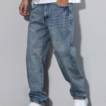 Men's Loose Fit Jeans Straight Leg | Casual Wear - Image 5