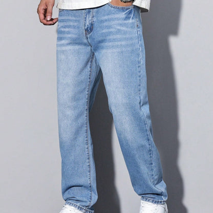 Men's Loose Fit Jeans Straight Leg | Casual Wear - Image 7