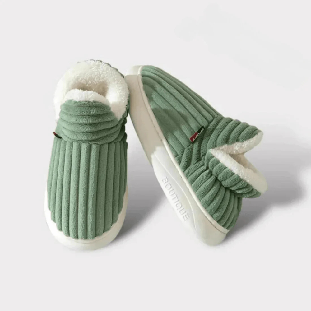 Men's Outdoor Plush Slippers Slip-On | Casual Footwear - Image 4