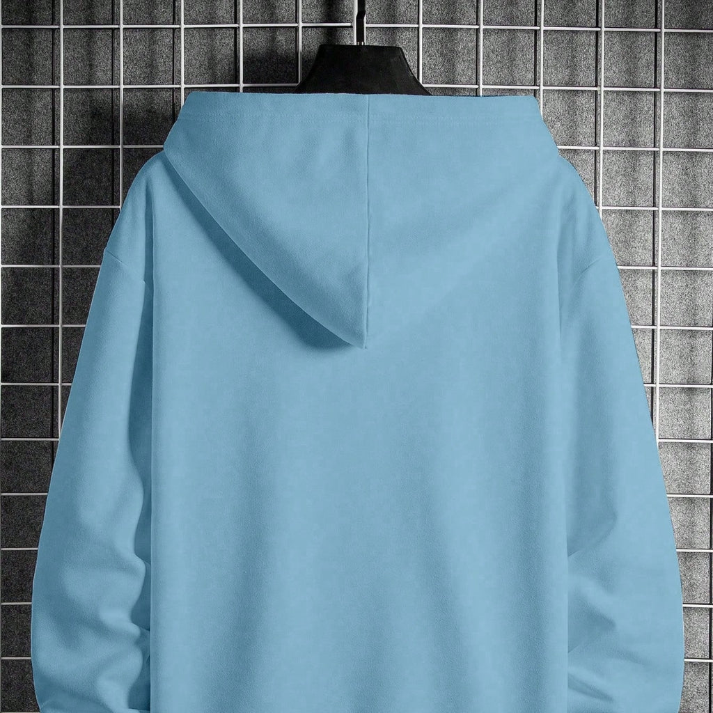 Mens Oversized Hoodie Long Sleeves Sweatshirt | Casual - Image 11