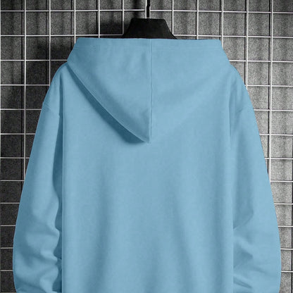 Mens Oversized Hoodie Long Sleeves Sweatshirt | Casual - Image 11