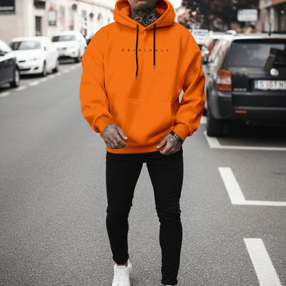 Mens Oversized Hoodie Long Sleeves Sweatshirt | Casual - Image 16