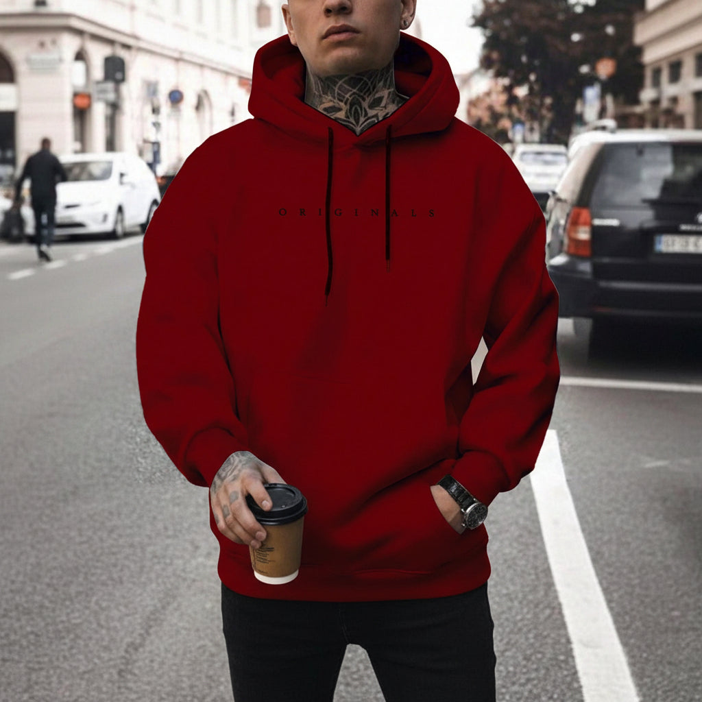 Mens Oversized Hoodie Long Sleeves Sweatshirt | Casual - Image 17