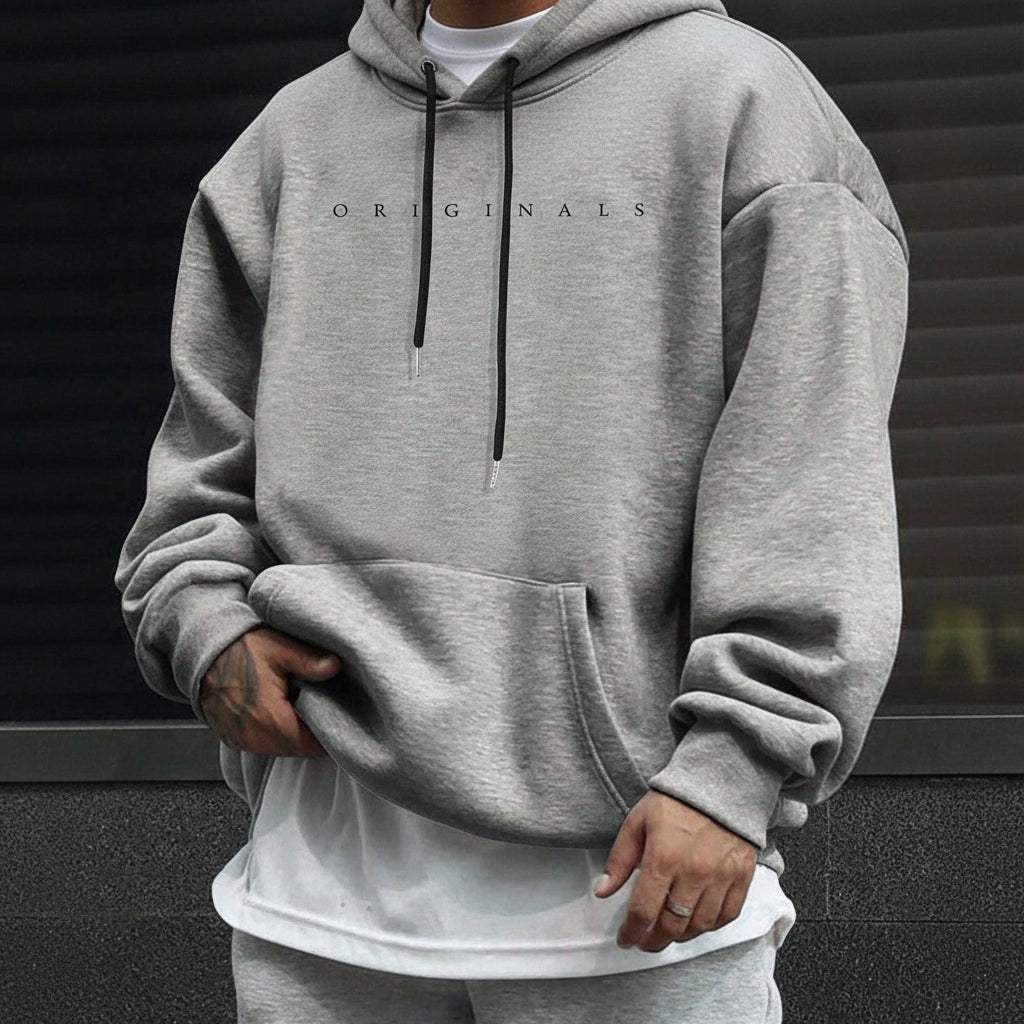Mens Oversized Hoodie Long Sleeves Sweatshirt | Casual - Image 20