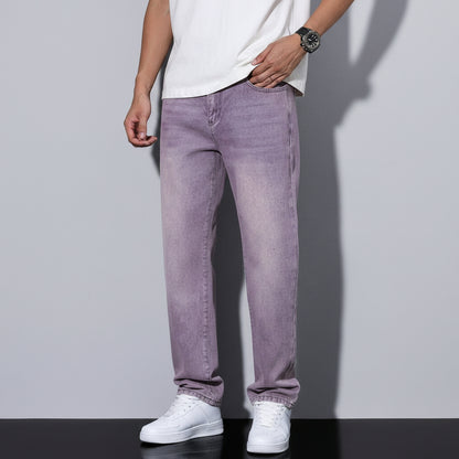 Men's Straight Leg Washed Jeans | Casual Wear - Image 14