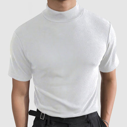 Men's Stretch T-Shirt Short Sleeve Luxurious | Casual Wear - Image 1