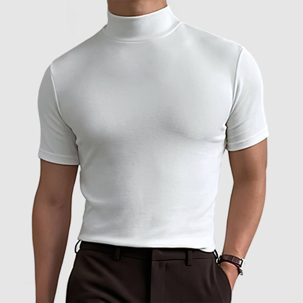 Men's Stretch T-Shirt Short Sleeve Luxurious | Casual Wear - Image 2