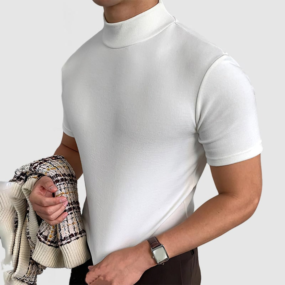 Men's Stretch T-Shirt Short Sleeve Luxurious | Casual Wear - Image 3