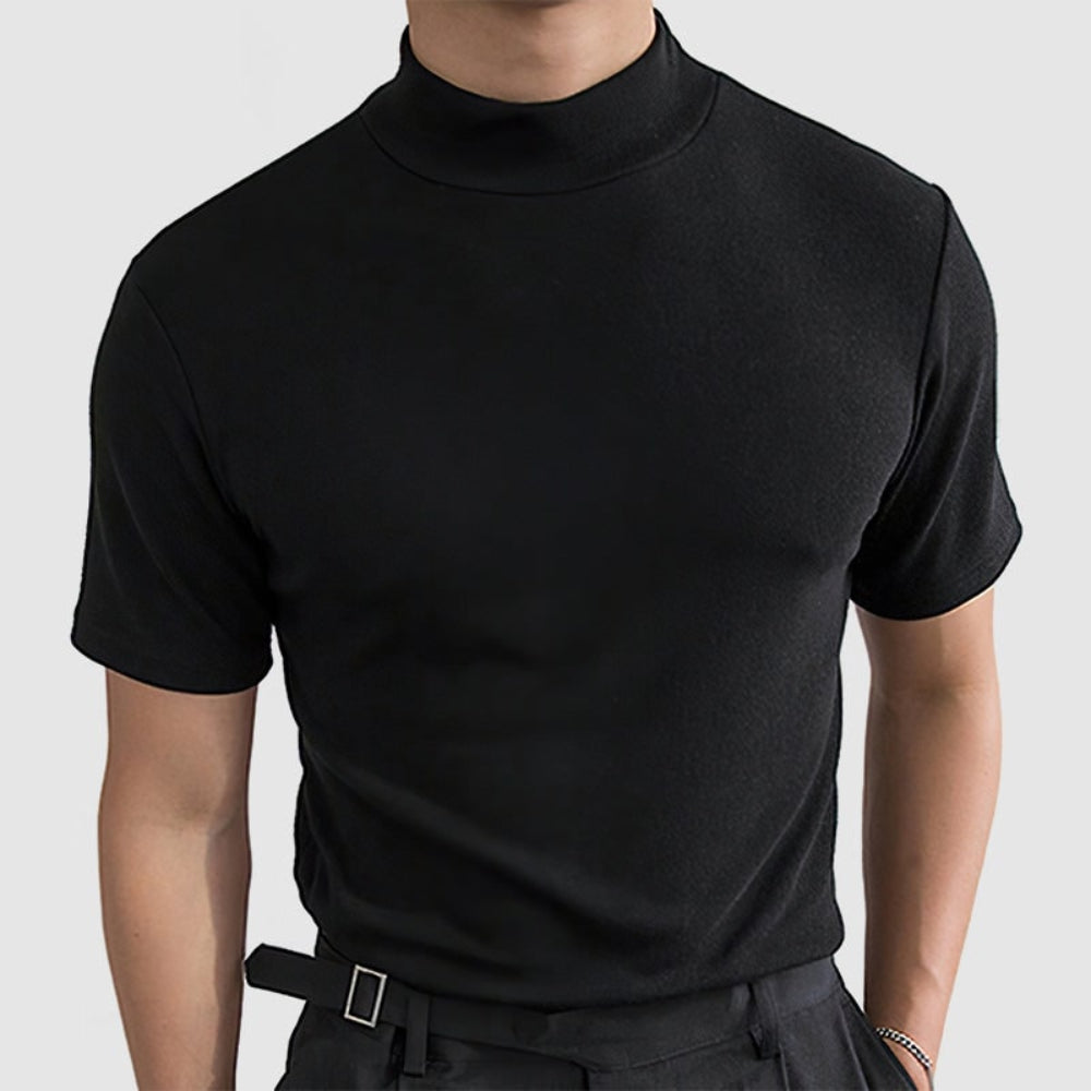 Men's Stretch T-Shirt Short Sleeve Luxurious | Casual Wear - Image 4