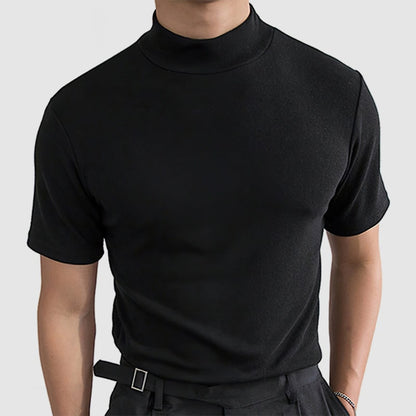 Men's Stretch T-Shirt Short Sleeve Luxurious | Casual Wear - Image 4