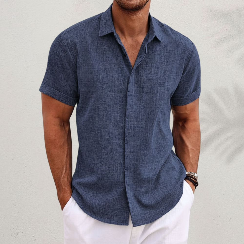 Men's Summer Shirt Casual Button-Up | Everyday Wear - Image 2
