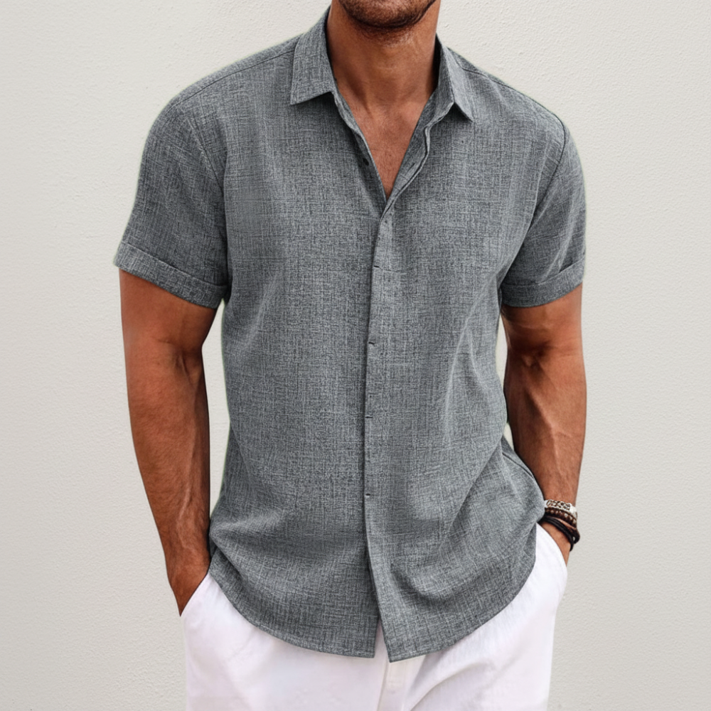Men's Summer Shirt Casual Button-Up | Everyday Wear - Image 4