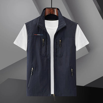 Men's Travel Vest Water-Resistant | Outdoor Activities - Image 1