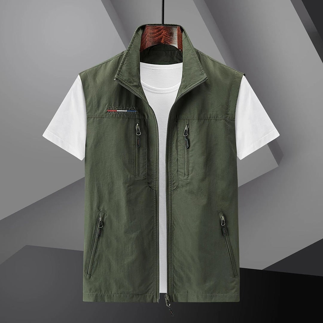 Men's Travel Vest Water-Resistant | Outdoor Activities - Image 5