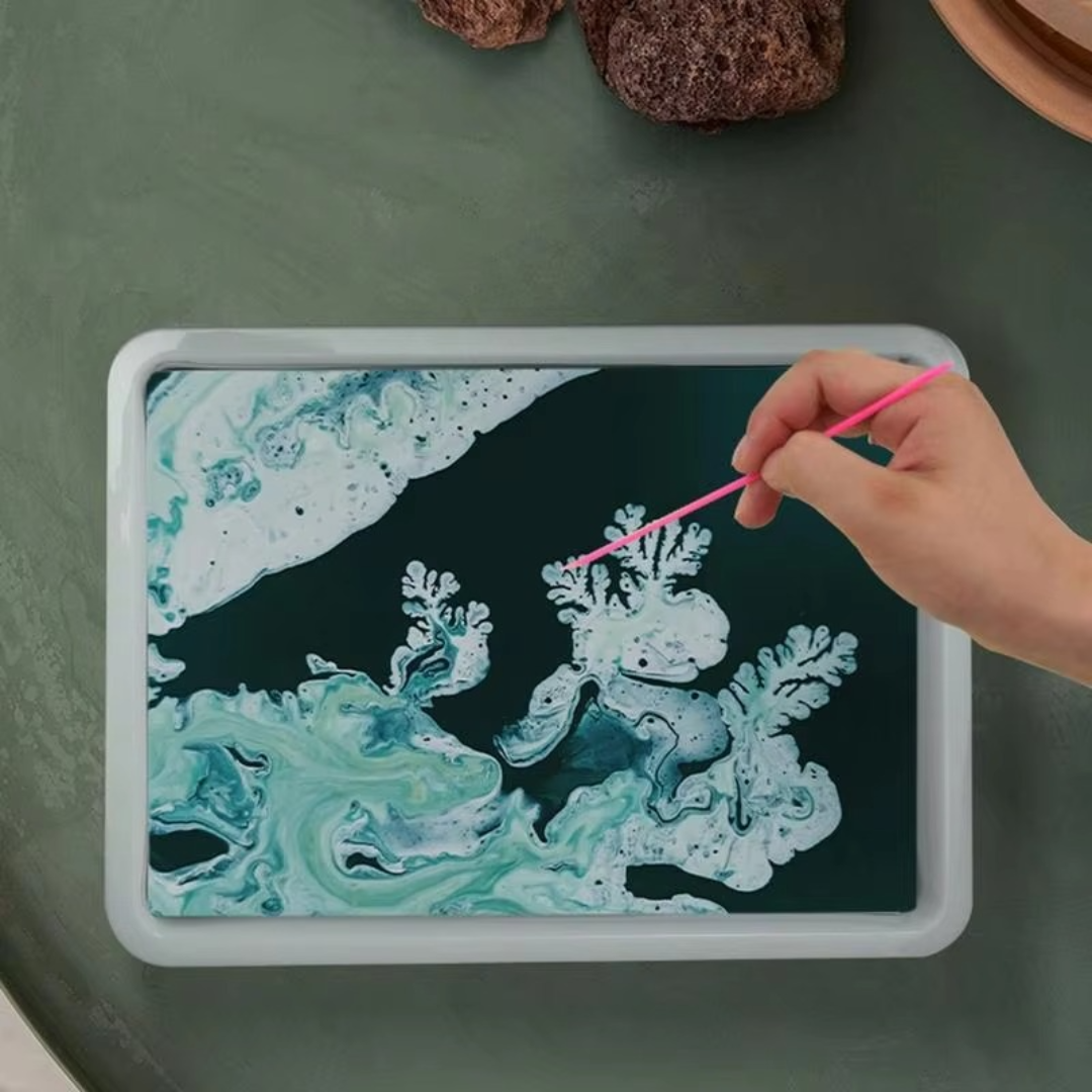 Mess Free Marbling Paint Kit Creative Fun Kids - Image 4