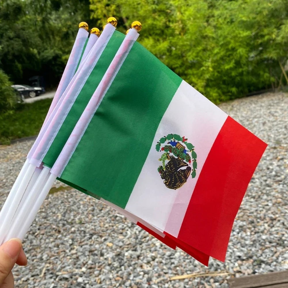 Mexican Mini Flags Handheld Event Set - Image 1