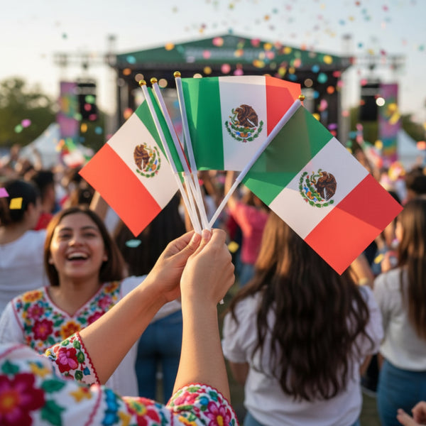 Mexican Mini Flags Handheld Event Set - Image 2