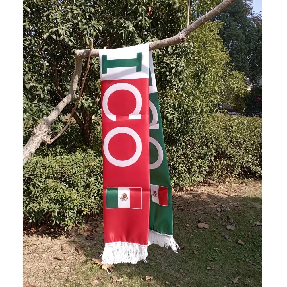 Mexico Scarf Flag World Cup Soccer Fan Gear Lightweight - Image 6
